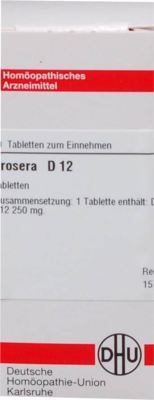 DROSERA D 12 Tabletten 80 St