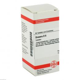 Ein aktuelles Angebot für DROSERA D 6 Tabletten 80 St Tabletten Naturheilmittel - jetzt kaufen, Marke DHU-Arzneimittel GmbH & Co. KG.