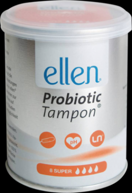 ELLEN Probiotic Tampon super 8 St