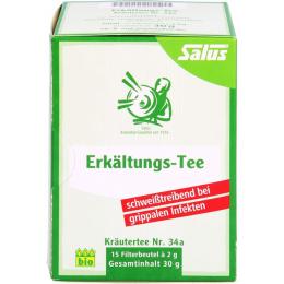 ERKÄLTUNGSTEE Kräutertee Nr.34a Salus Filterbeutel 15 St.