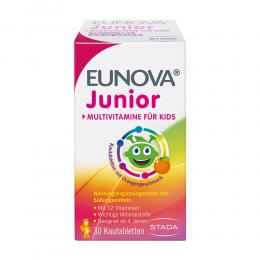 Ein aktuelles Angebot für EUNOVA Junior Kautabletten m.Orangengeschmack 30 St Kautabletten Multivitamine & Mineralstoffe - jetzt kaufen, Marke Stada Consumer Health Deutschland Gmbh.