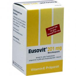 Ein aktuelles Angebot für Eusovit 201mg 50 St Weichkapseln Vitaminpräparate - jetzt kaufen, Marke Strathmann GmbH & Co. KG.