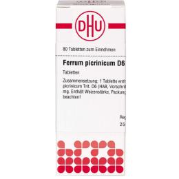 FERRUM PICRINICUM D 6 Tabletten 80 St.