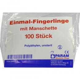 Ein aktuelles Angebot für FINGERLING Einmal Plastik 100 St ohne Häusliche Pflege - jetzt kaufen, Marke Param GmbH.
