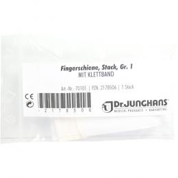 Ein aktuelles Angebot für FINGERSCHIENE nach Stack Gr.1 Klettband 1 St ohne Verbandsmaterial - jetzt kaufen, Marke Dr. Junghans Medical GmbH.