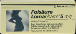 FOLSURE LOMAPHARM 5 mg Tabletten 20 St