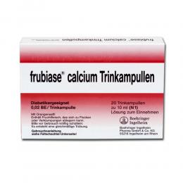 Ein aktuelles Angebot für FRUBIASE CALCIUM T Trinkampullen 20 St Trinkampullen Mineralstoffe - jetzt kaufen, Marke Stada Consumer Health Deutschland Gmbh.