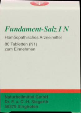FUNDAMENT-Salz I N Tabletten 80 St