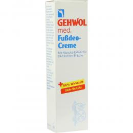 Ein aktuelles Angebot für GEHWOL med Fußdeo-Creme 125 ml Creme Fußpflege - jetzt kaufen, Marke Eduard Gerlach GmbH.