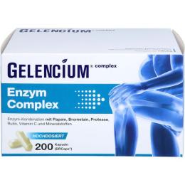 GELENCIUM Enzym Complex hochdos.m.Bromelain Kaps. 200 St.