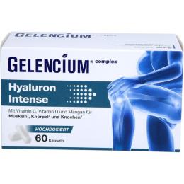 GELENCIUM Hyaluron Intense hochdos.Vitamin C Kaps. 60 St.