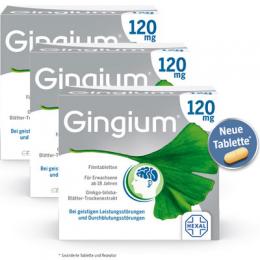 GINGIUM 120 mg Dreierpack 3X120 St