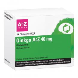 GINKGO ABZ 40 mg Filmtabletten 120 St Filmtabletten