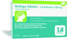 GINKGO BILOBA-1A Pharma 120 mg Filmtabletten 60 St