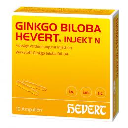 Ein aktuelles Angebot für GINKGO BILOBA HEVERT injekt N Ampullen 10 St Ampullen  - jetzt kaufen, Marke Hevert-Arzneimittel Gmbh & Co. Kg.