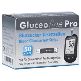 GLUCEOFINE Pro Blutzucker-Teststreifen 50 St Teststreifen