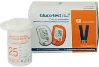 GLUCO TEST Plus Blutzuckerteststreifen 50 St