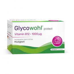 Ein aktuelles Angebot für GLYCOWOHL Vitamin B12 1000 myg hochdos.vegan Kaps. 120 St Kapseln  - jetzt kaufen, Marke Heilpflanzenwohl GmbH.
