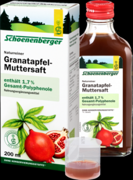 GRANATAPFEL MUTTERSAFT Schoenenberger 200 ml