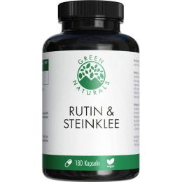 GREEN NATURALS Rutin & Steinklee 500 mg vegan Kps. 180 St.