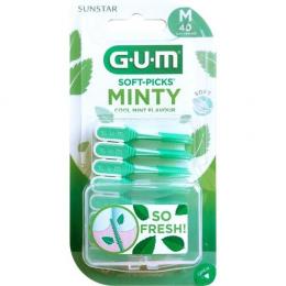 GUM SOFT-PICKS MINTY medium 40 St.