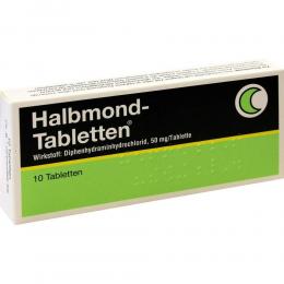 Ein aktuelles Angebot für HALBMOND Tabletten 10 St Tabletten Durchschlaf- & Einschlafhilfen - jetzt kaufen, Marke CHEPLAPHARM Arzneimittel GmbH.