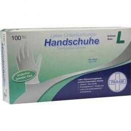 HANDSCHUHE Einmal Latex puderfrei L 100 St Handschuhe