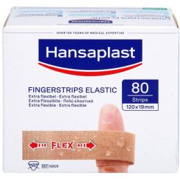 HANSAPLAST Elastic Finger Pflasterstrips 80 St.
