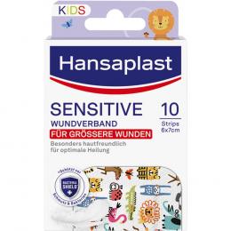 HANSAPLAST Kids Pflasterstrips sensitive 6x7 cm 10 St Pflaster