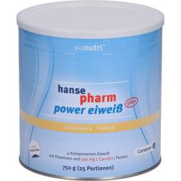 HANSEPHARM Power Eiweiß plus Vanille Pulver 750 g