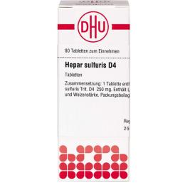 HEPAR SULFURIS D 4 Tabletten 80 St.