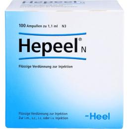 HEPEEL N Ampullen 100 St.