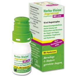 HERBA-VISION Augentrost MD sine Augentropfen 10 ml Augentropfen