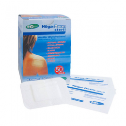 HGA-DERM steriles Pflaster 53x70 mm 50 St