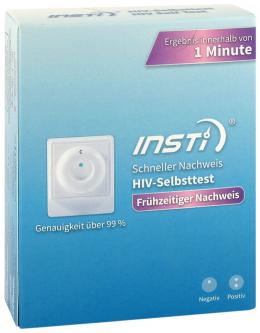 Ein aktuelles Angebot für HIV-Selbsttest INSTI 1 St Test Häusliche Pflege - jetzt kaufen, Marke Pharma Netzwerk PNW GmbH.