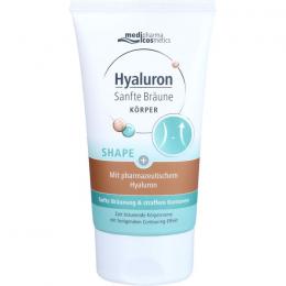 HYALURON SANFTE Bräune Shape Körperpflege Creme 150 ml