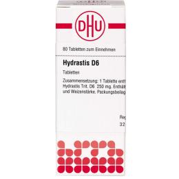 HYDRASTIS D 6 Tabletten 80 St.