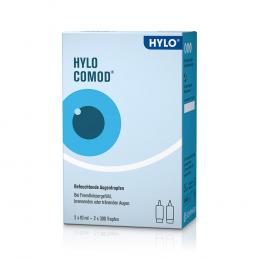 HYLO-COMOD Augentropfen 2 X 10 ml Augentropfen