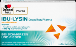 IBU-LYSIN DoppelherzPharma 400 mg Filmtabletten 20 St