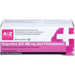 IBUPROFEN AbZ 400 mg akut Filmtabletten 50 St.