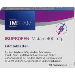 IBUPROFEN IMstam 400 mg Filmtabletten 20 St.