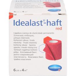 IDEALAST-haft color Binde 6 cmx4 m rot 1 St.