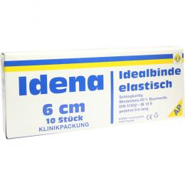 IDENA Idealbinden 6 cm Schlingkante 10 St Binden