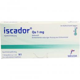 Ein aktuelles Angebot für ISCADOR Qu 1 mg Injektionslösung 7 X 1 ml Injektionslösung Naturheilkunde & Homöopathie - jetzt kaufen, Marke Iscador AG.
