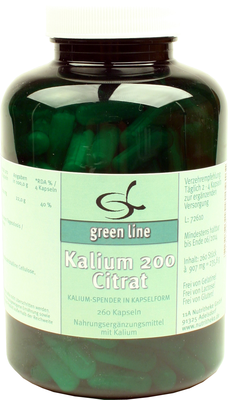 KALIUM 200 Citrat Kapseln 227.8 g