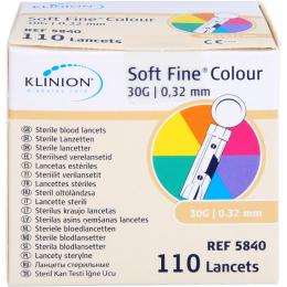 KLINION Soft fine colour Lanzetten 30 G 110 St.