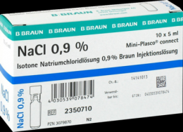 KOCHSALZLÖSUNG 0,9% Miniplasco connect 10X5 ml