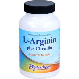 L-ARGININ PLUS Citrullin hochdosiert Kapseln 90 St.