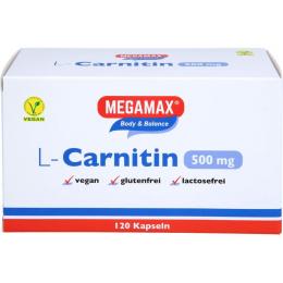 L-CARNITIN 500 mg Megamax Kapseln 120 St.
