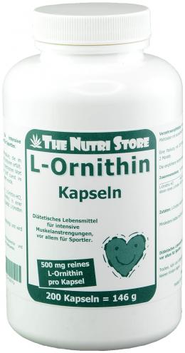 L-ORNITHIN 500 mg Kapseln 200 St Kapseln